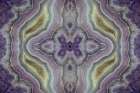 Laguna agate kaleidoscope repeating mirror-effect pattern. Abstract Art Print